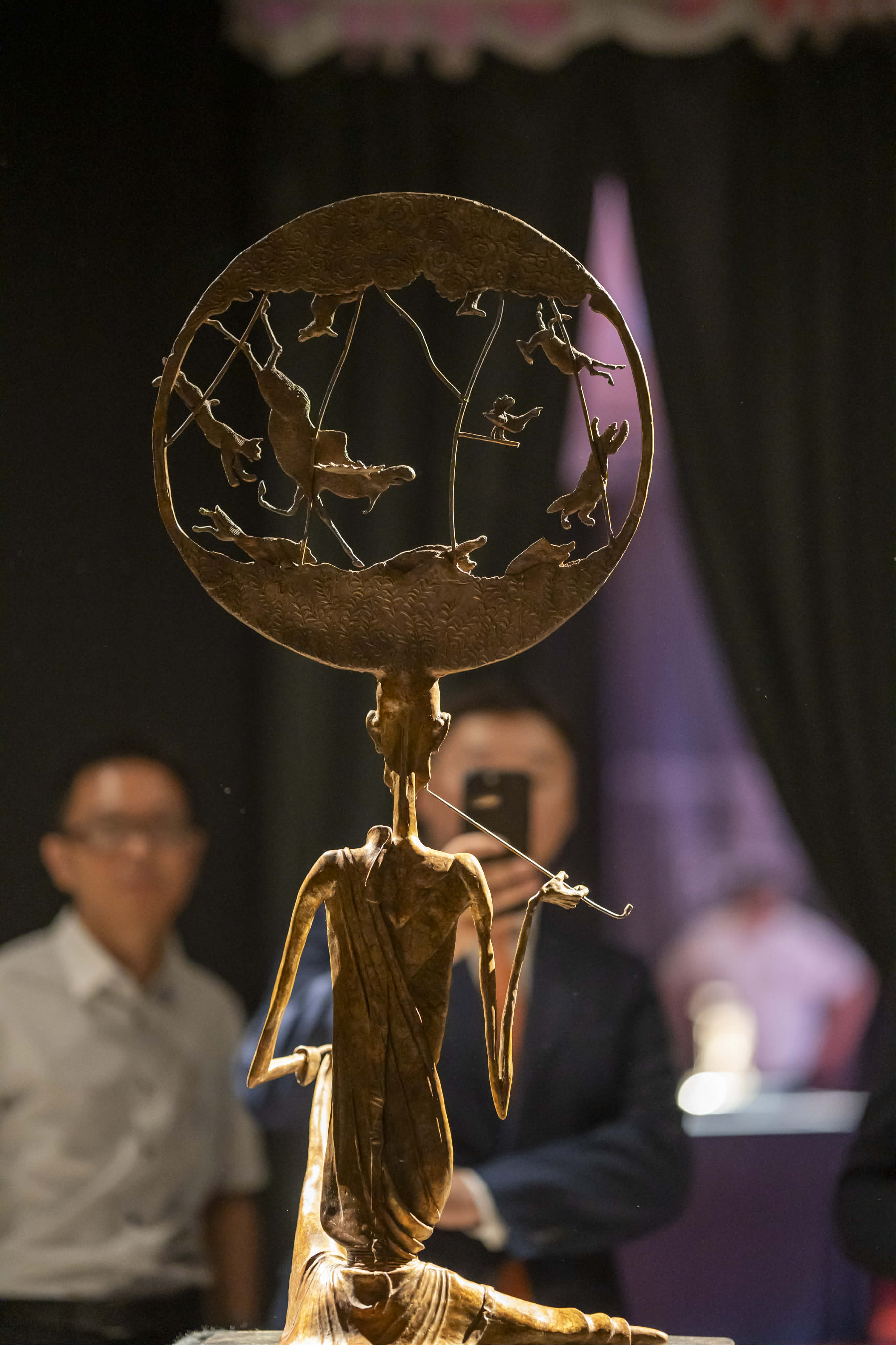 Sculpture at exhibition